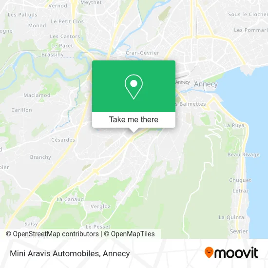 Mini Aravis Automobiles map