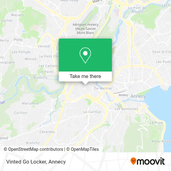 Vinted Go Locker map