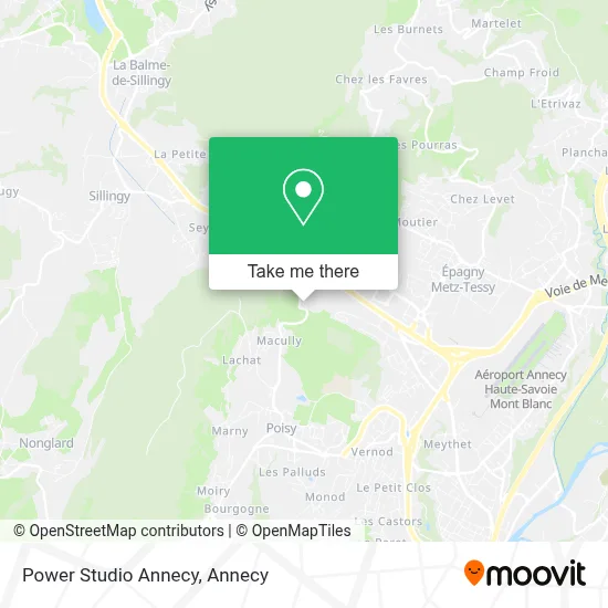 Power Studio Annecy map