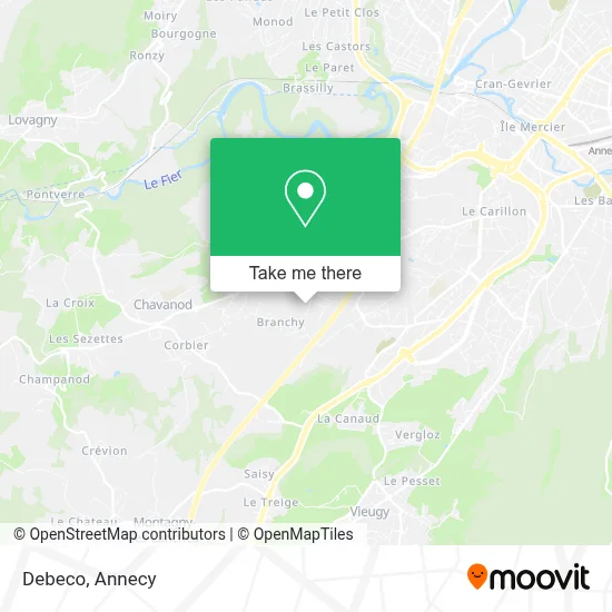 Debeco map