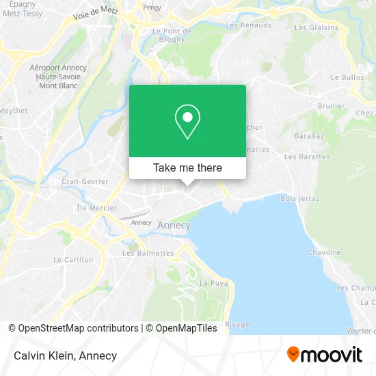 Calvin Klein map