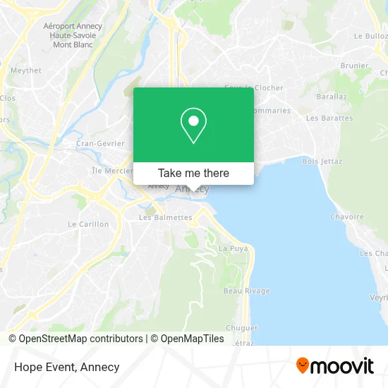Hope Event map