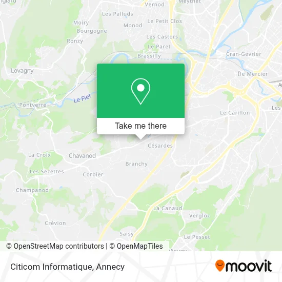Citicom Informatique map