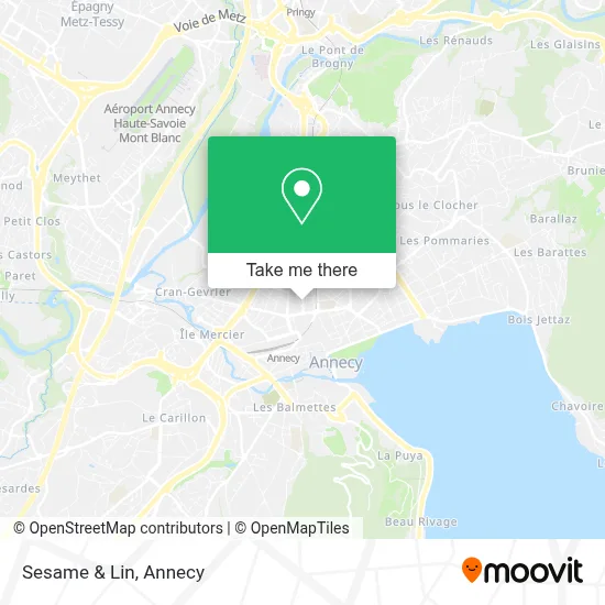 Sesame & Lin map
