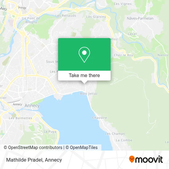Mathilde Pradel map
