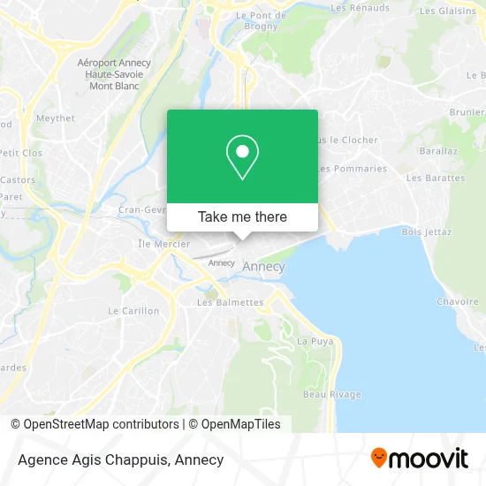 Agence Agis Chappuis map