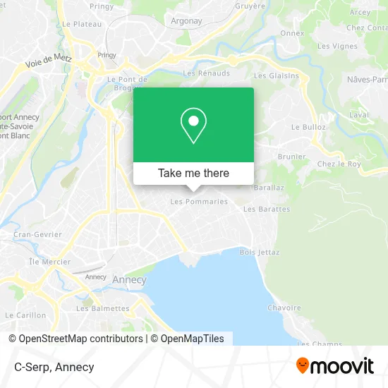 C-Serp map