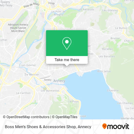 Boss Men's Shoes & Accessories Shop map
