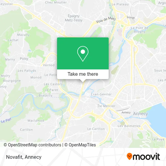 Novafit map