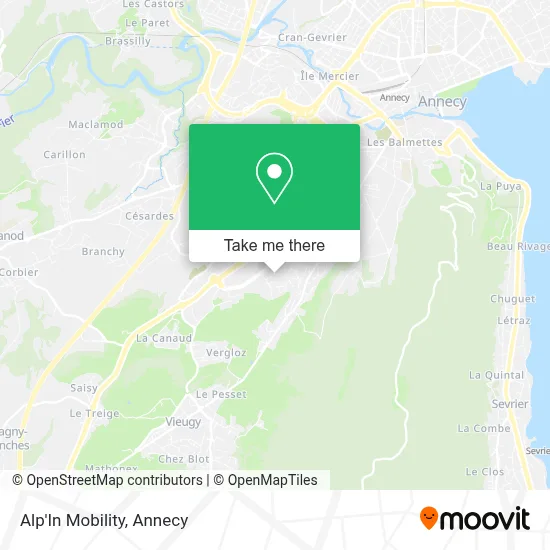 Alp'In Mobility map
