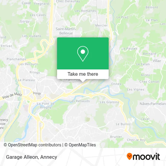 Garage Alleon map
