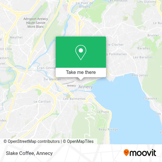 Slake Coffee map