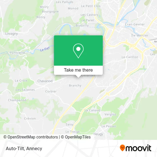 Auto-Tilt map