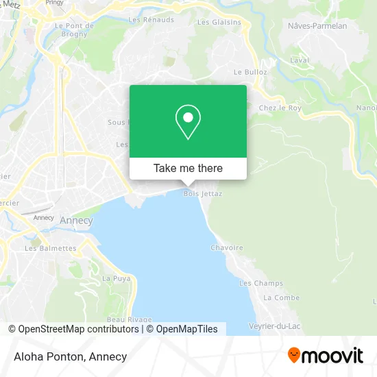 Aloha Ponton map