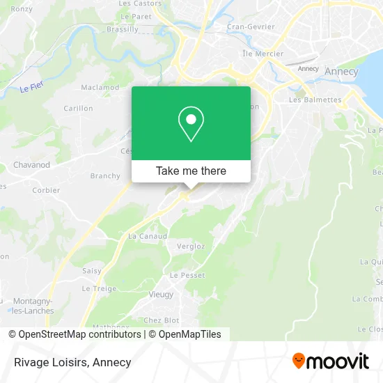 Rivage Loisirs map