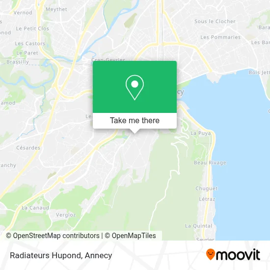 Radiateurs Hupond map