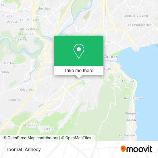 Toomat map