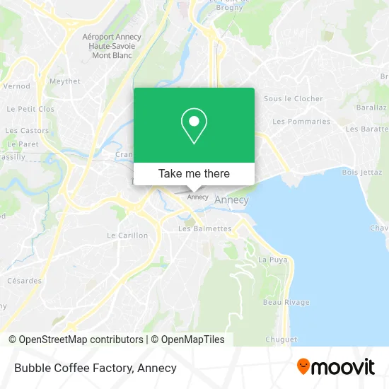 Bubble Coffee Factory map
