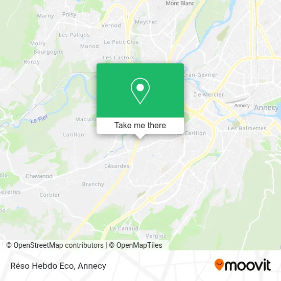 Réso Hebdo Eco map