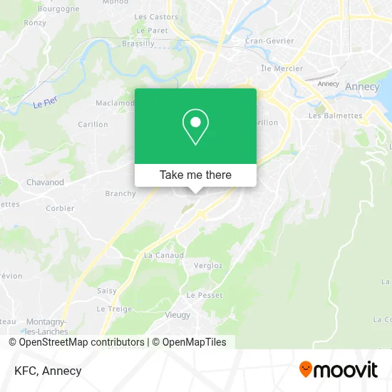 Kfc map