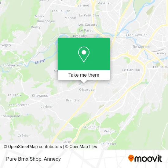 Pure Bmx Shop map