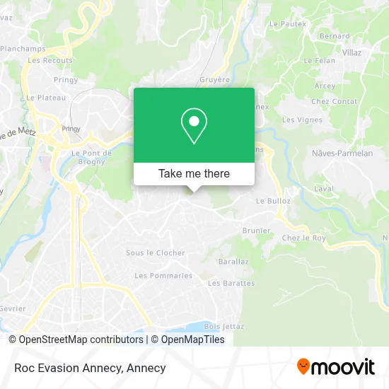 Roc Evasion Annecy map