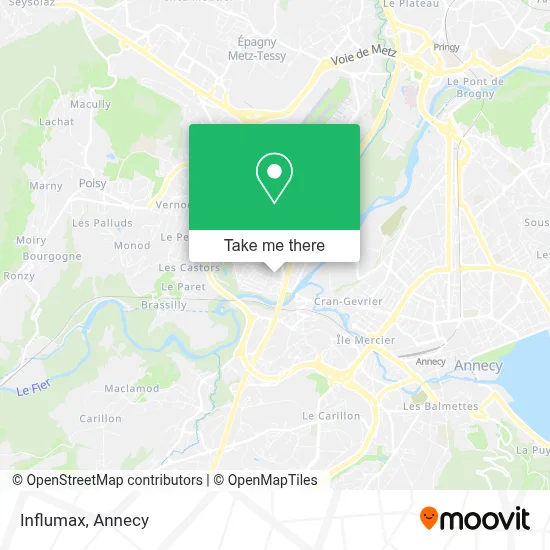 Influmax map