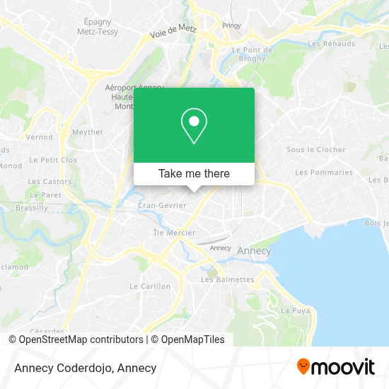 Annecy Coderdojo map