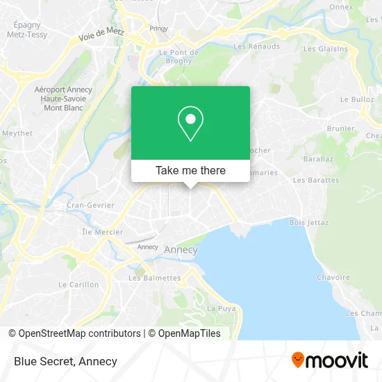 Blue Secret map