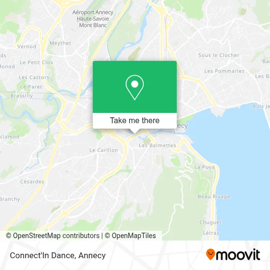 Connect'In Dance map