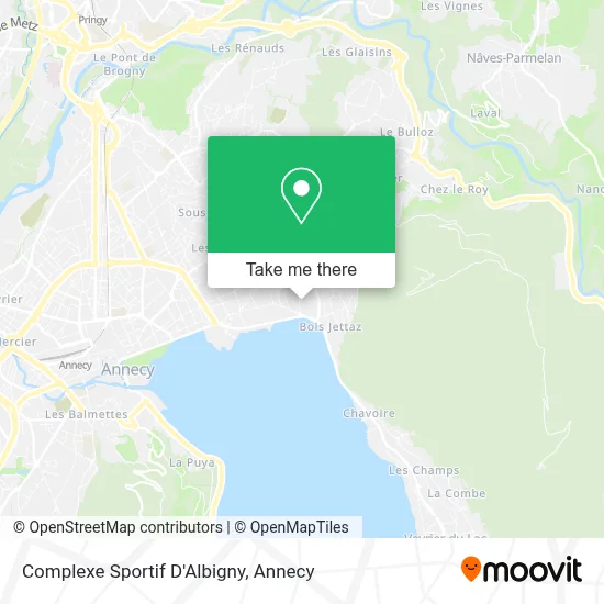 Complexe Sportif D'Albigny map