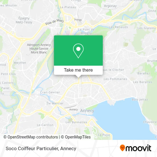 Soco Coiffeur Particulier map