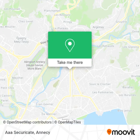 Aaa Securicate map