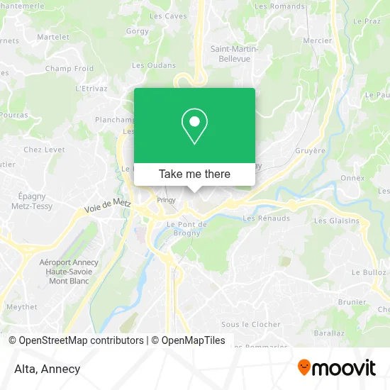 Alta map