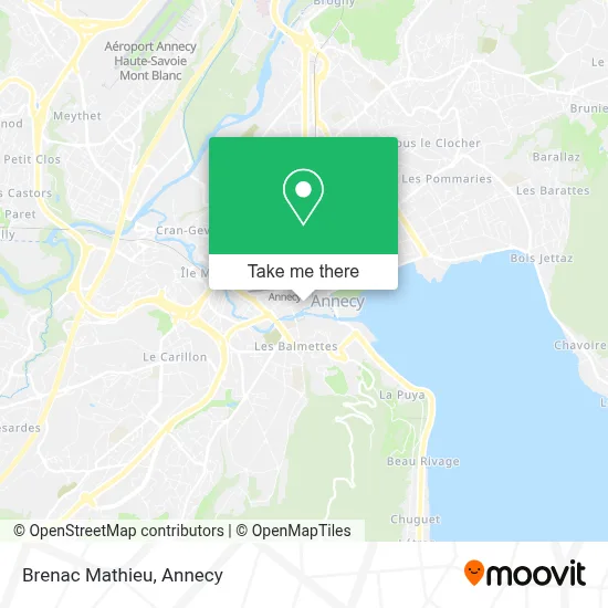Brenac Mathieu map