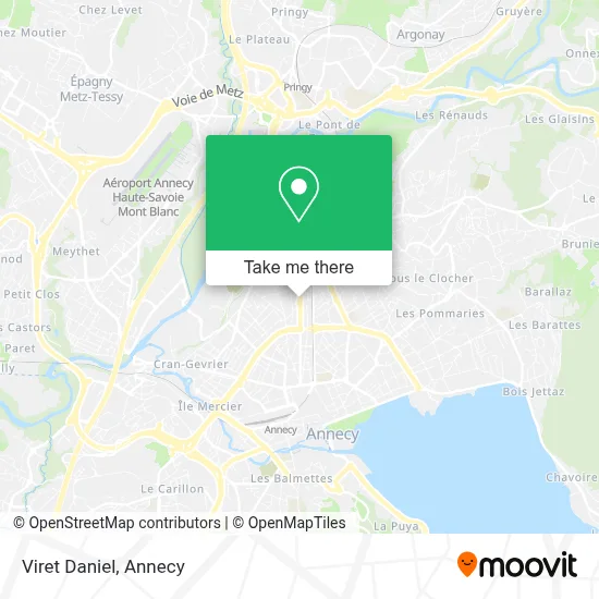 Viret Daniel map