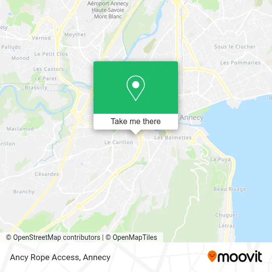 Ancy Rope Access map