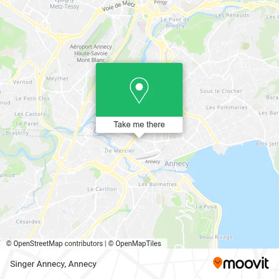 Singer Annecy map