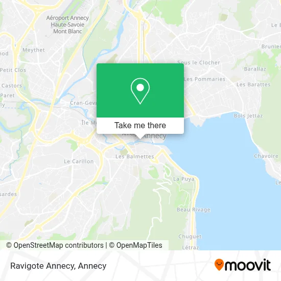 Ravigote Annecy map
