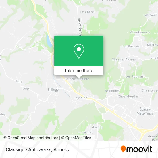 Classique Autowerks map