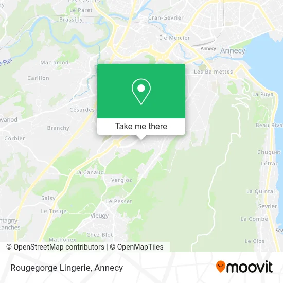 Rougegorge Lingerie map