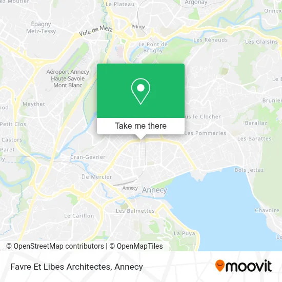 Favre Et Libes Architectes map