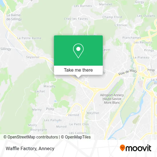 Waffle Factory map