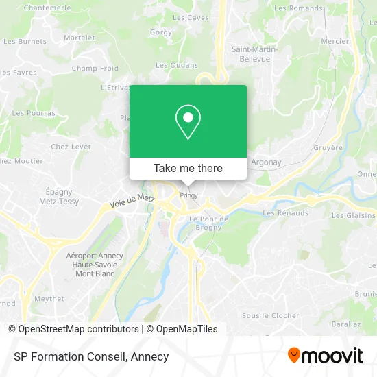 SP Formation Conseil map