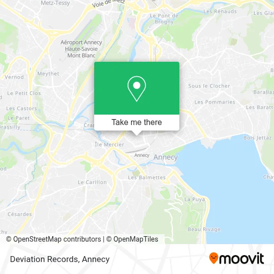 Deviation Records map
