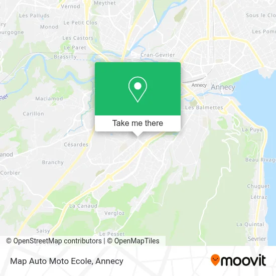 Map Auto Moto Ecole map