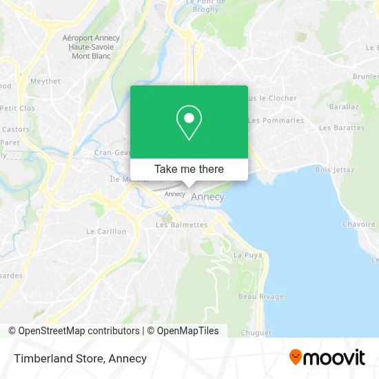 Timberland Store map