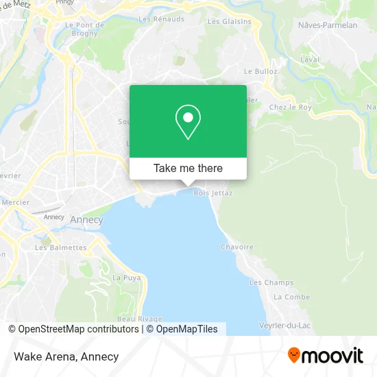 Wake Arena map