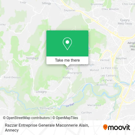 Razzar Entreprise Generale Maconnerie Alain map