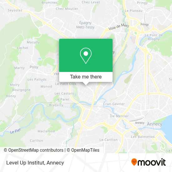 Level Up Institut map